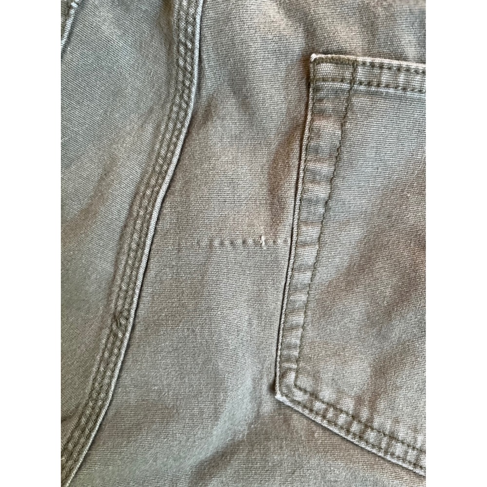 Duluth Trading Co Flex Fire Hose Relaxed Fit Pants Mens 36x34 Olive Green Work - Picture 13 of 13